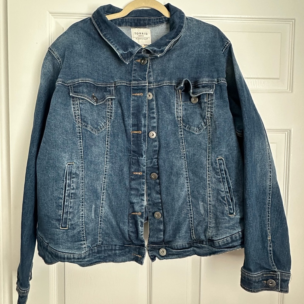 Torrid Classic Blue Denim Jacket